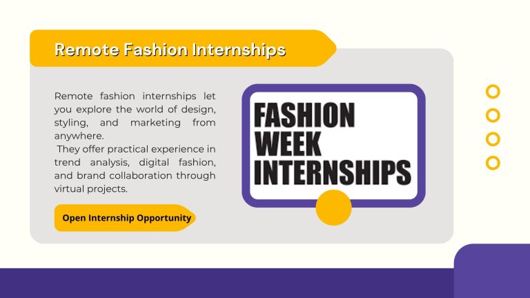 Remote Fashion Internships – The Intern Group