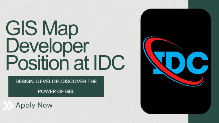 GIS Map Developer Position at IDC – Remote