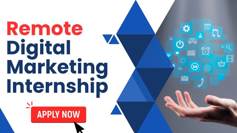 Remote Digital Marketing Internships You Can Apply