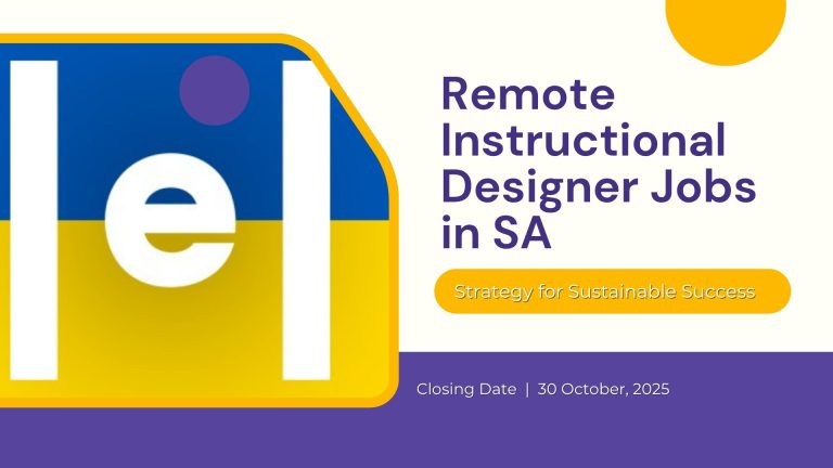 Remote Instructional Designer Jobs in South Africa