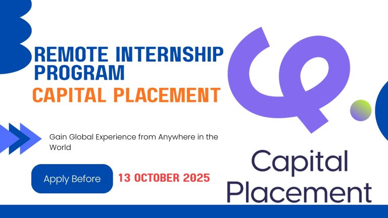 Remote Internship Program – Capital Placement