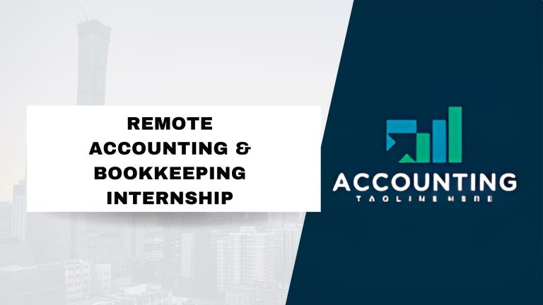 Remote Accounting & Bookkeeping Internship Opportunities