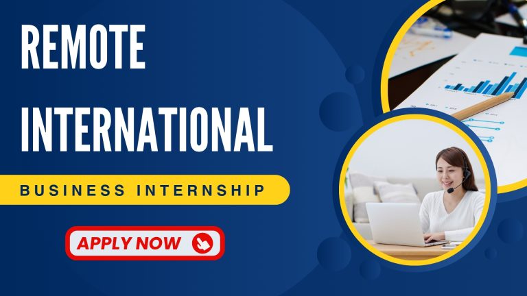 Remote International Business Internships Summer 2025